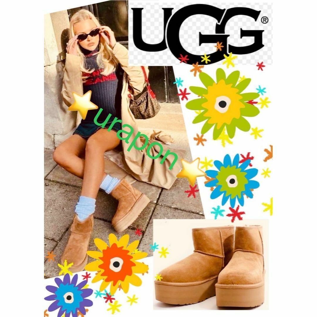 UGG(アグ)の国内正規品✨超美品✨24✨UGG✨CLASSIC MINI PLATFORM✨ レディースの靴/シューズ(ブーツ)の商品写真