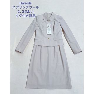 ハロッズ(Harrods)のHarrods 入学式フォーマルスーツ 半袖ワンピース　M.L タグ付き新品(スーツ)