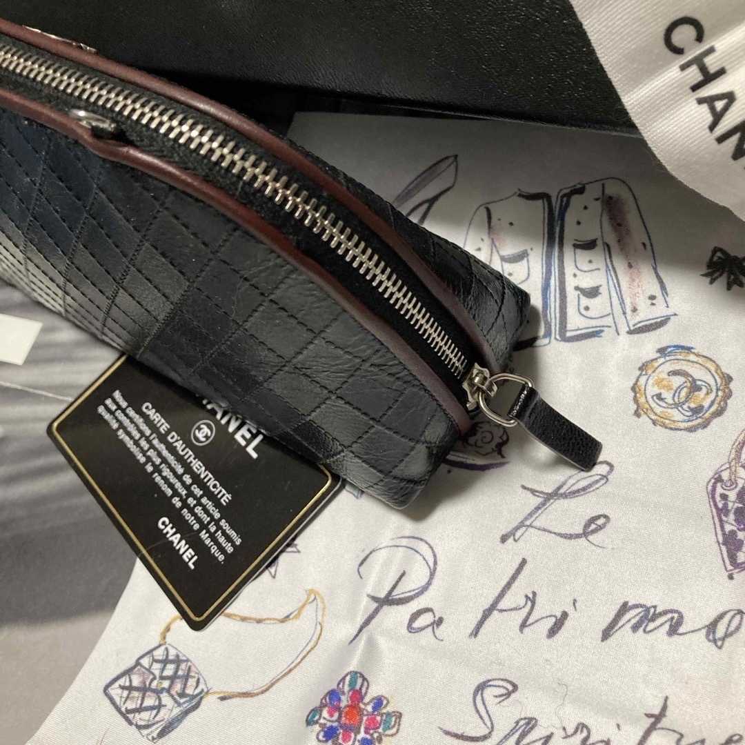 CHANEL(シャネル)の超美品☆便利☆CHANEL☆ポーチ☆クラッチ☆マトラッセ☆ レディースのファッション小物(ポーチ)の商品写真