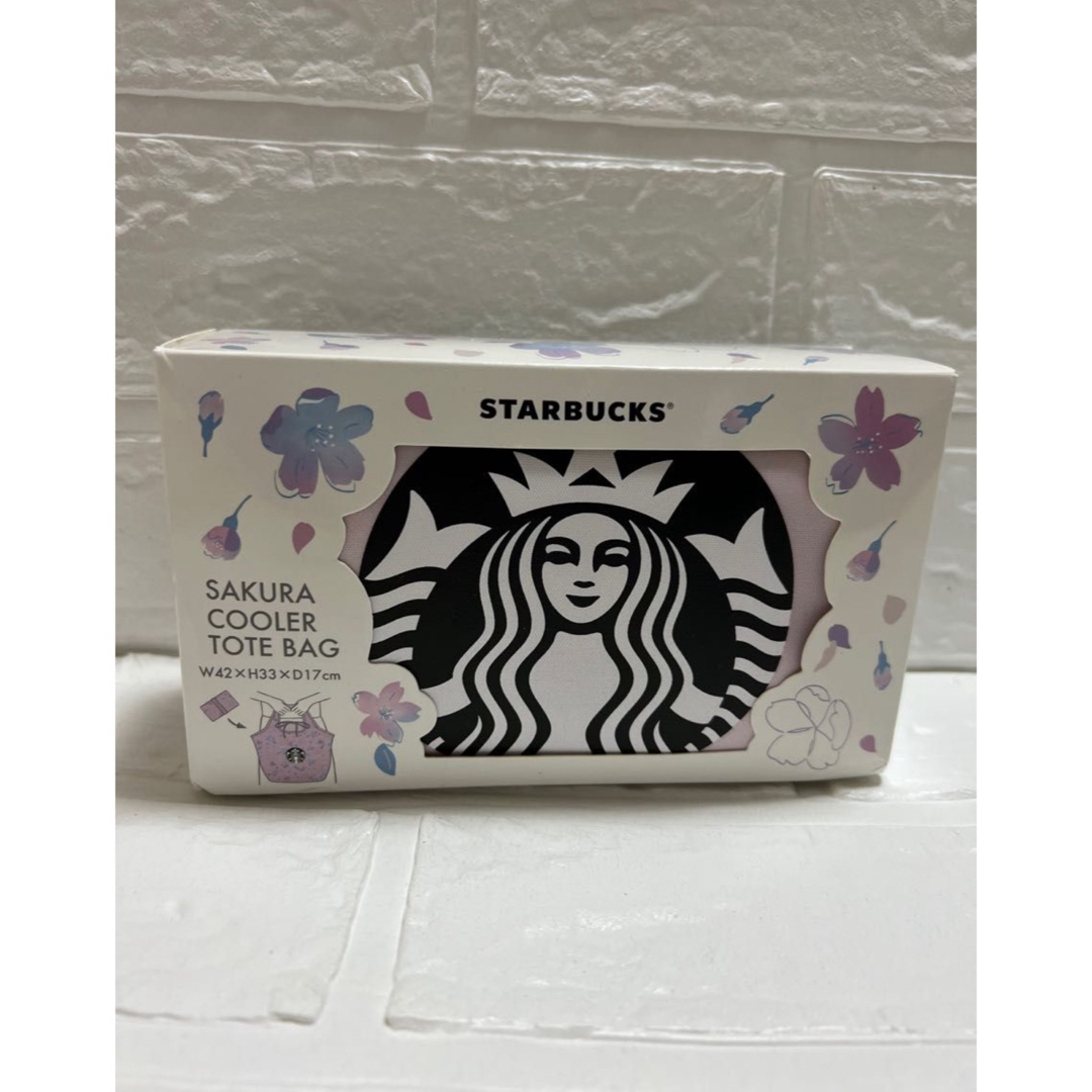 Starbucks(スターバックス)の新品スタバ 2023sakura 保冷トートバッグ ピンク さくら 桜エコバッグ レディースのバッグ(トートバッグ)の商品写真