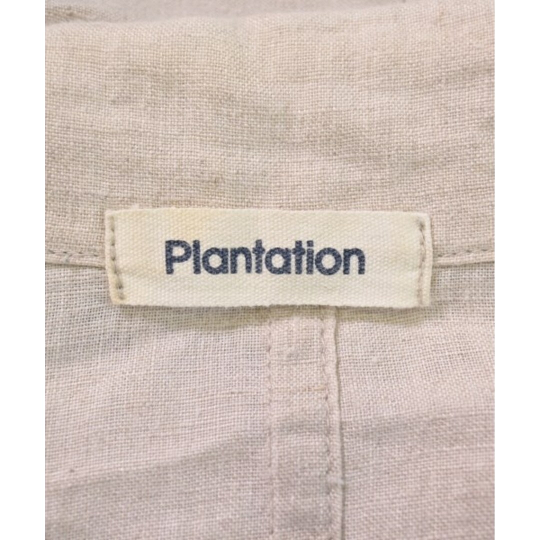 Plantation(プランテーション)のplantation プランテーション ジャケット（その他） M ベージュ 【古着】【中古】 レディースのジャケット/アウター(その他)の商品写真