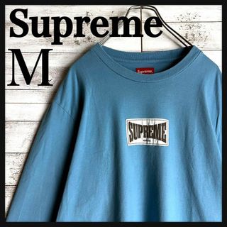 シュプリーム(Supreme)の9162【希少カラー】シュプリーム☆ビッグロゴ人気デザイン長袖tシャツ(Tシャツ/カットソー(七分/長袖))