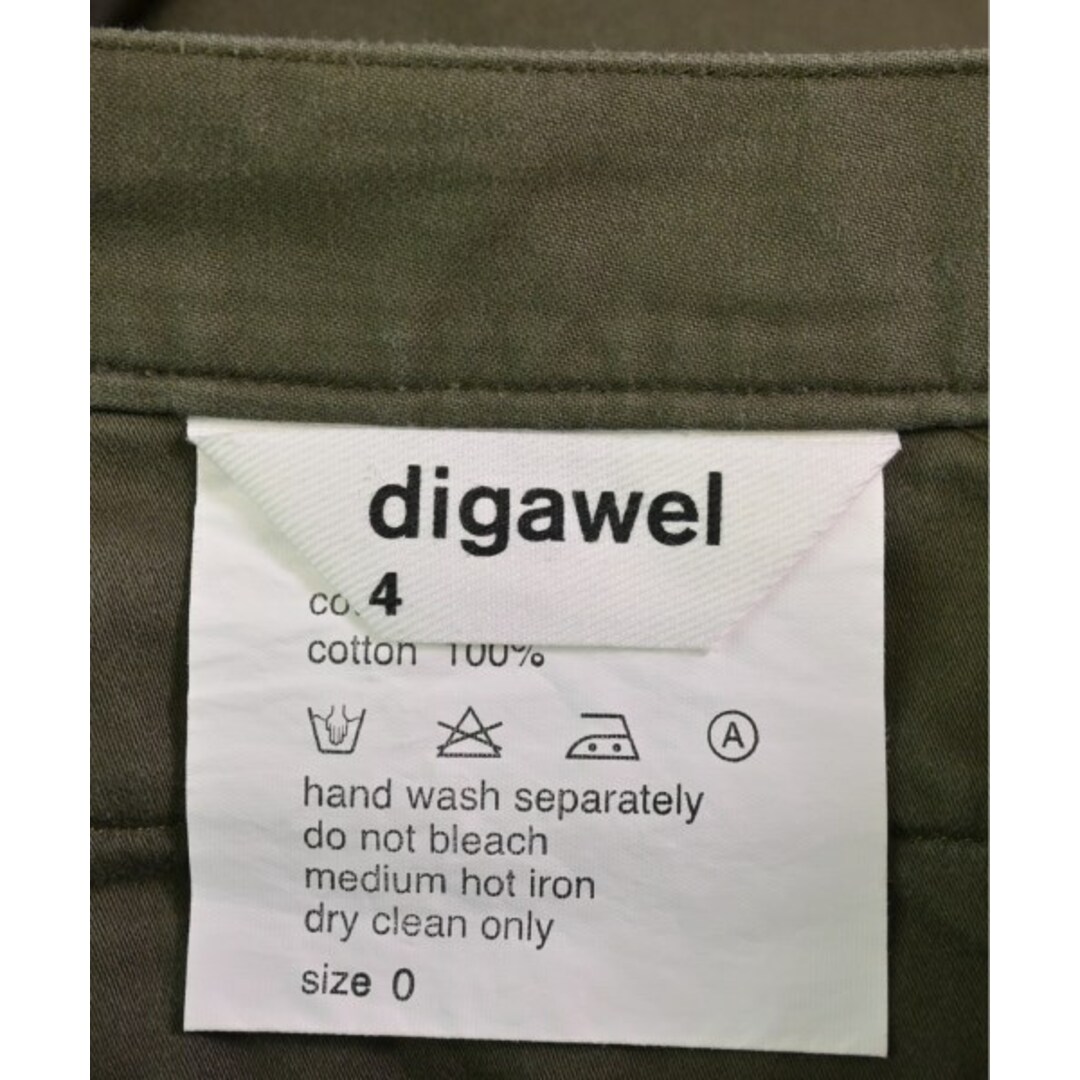 DIGAWEL(ディガウェル)のDIGAWEL ディガウェル パンツ（その他） 0(XS位) カーキ系 【古着】【中古】 メンズのパンツ(その他)の商品写真