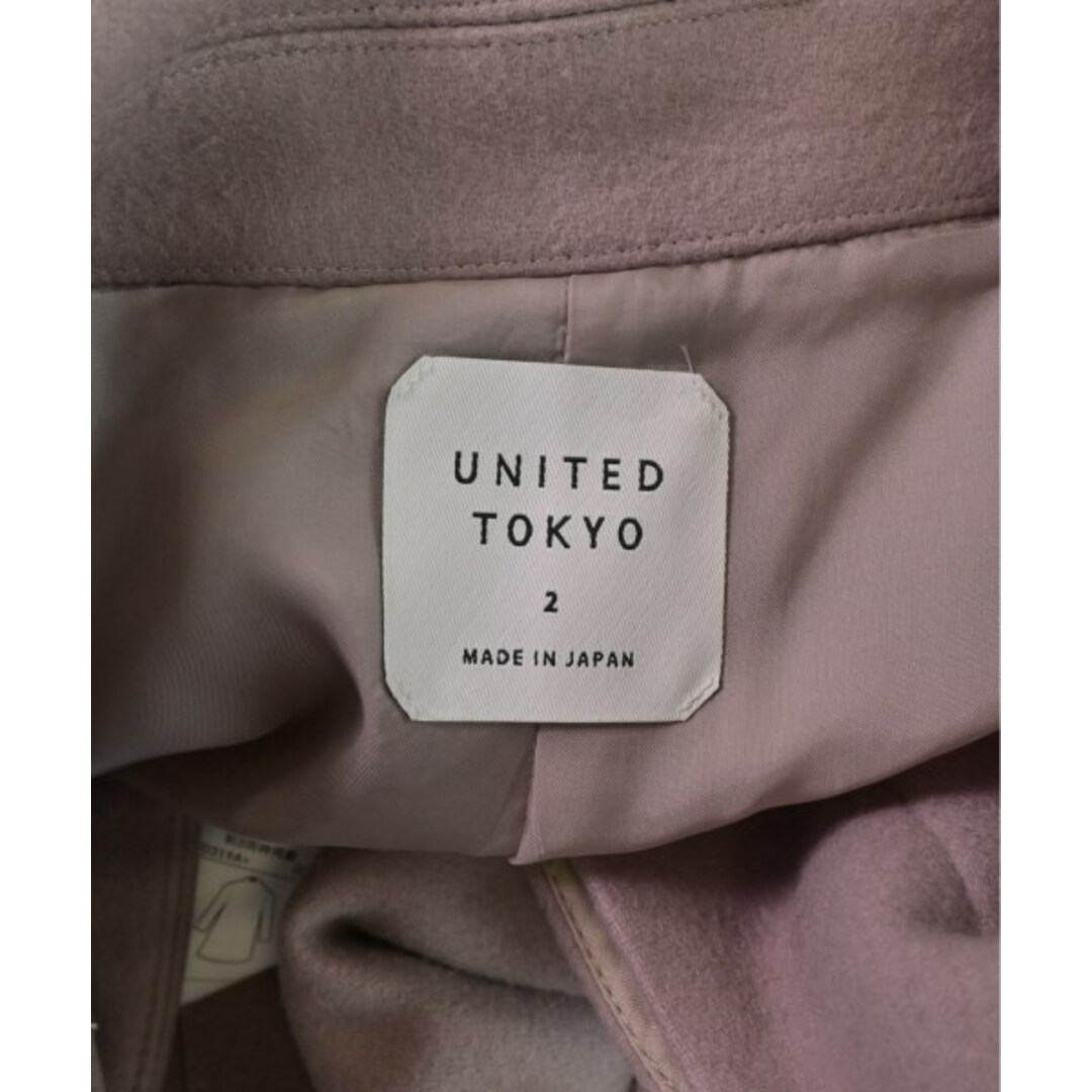 UNITED TOKYO(ユナイテッドトウキョウ)のUNITED TOKYO ステンカラーコート 2(M位) ピンク系 【古着】【中古】 メンズのジャケット/アウター(ステンカラーコート)の商品写真