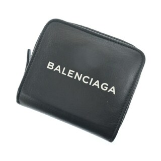 バレンシアガ(Balenciaga)のBALENCIAGA バレンシアガ 財布・コインケース - 黒 【古着】【中古】(折り財布)