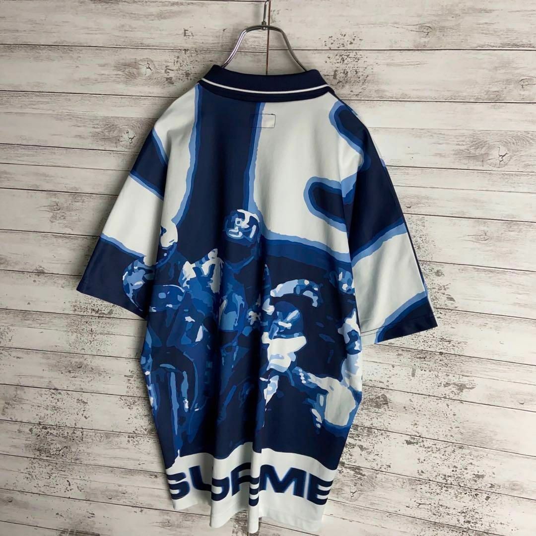 Supreme(シュプリーム)の8884【即完売モデル】シュプリーム☆ワンポイントロゴ入り総柄シャツ　美品 メンズのトップス(Tシャツ/カットソー(半袖/袖なし))の商品写真