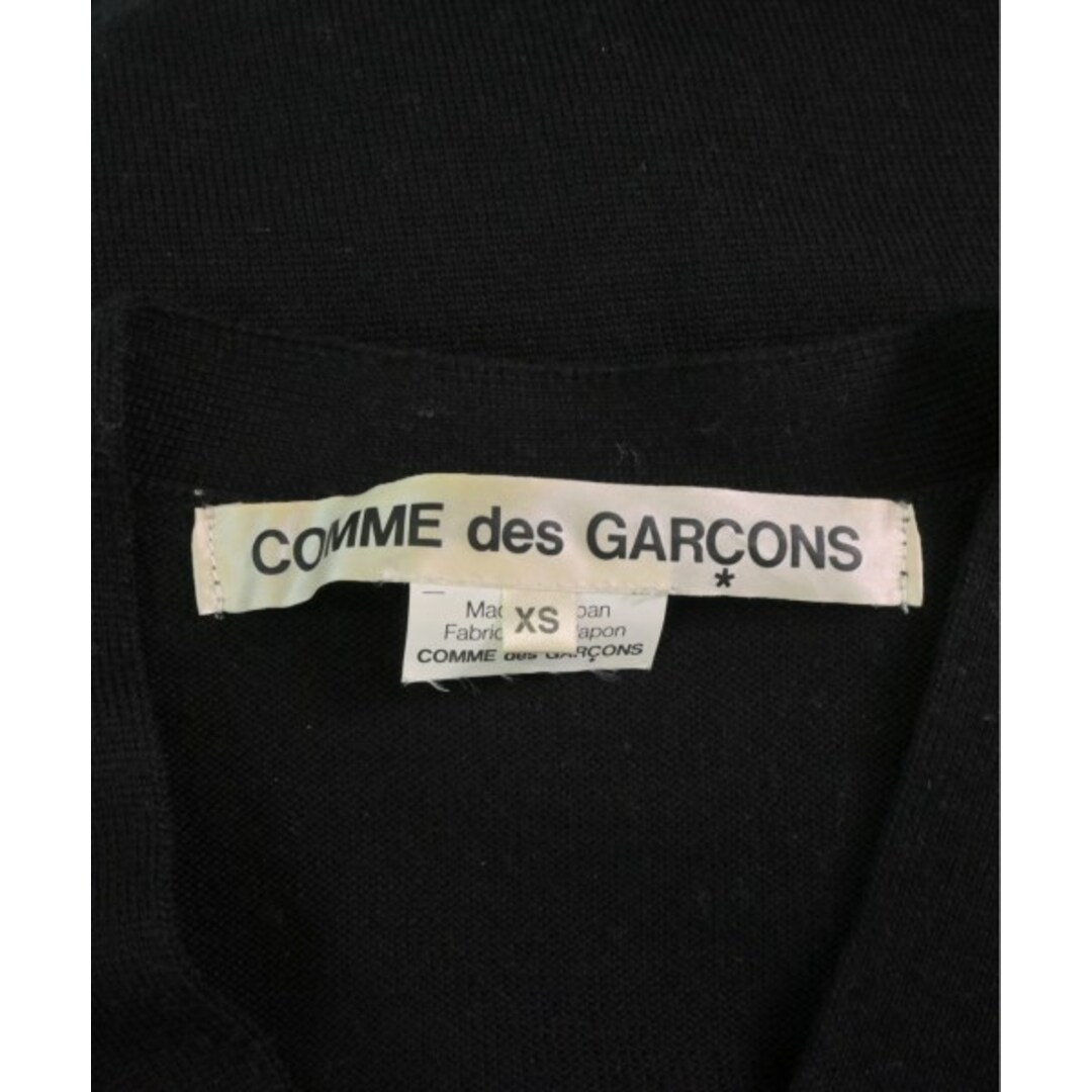 COMME des GARCONS(コムデギャルソン)のCOMME des GARCONS コムデギャルソン カーディガン XS 黒 【古着】【中古】 レディースのトップス(カーディガン)の商品写真