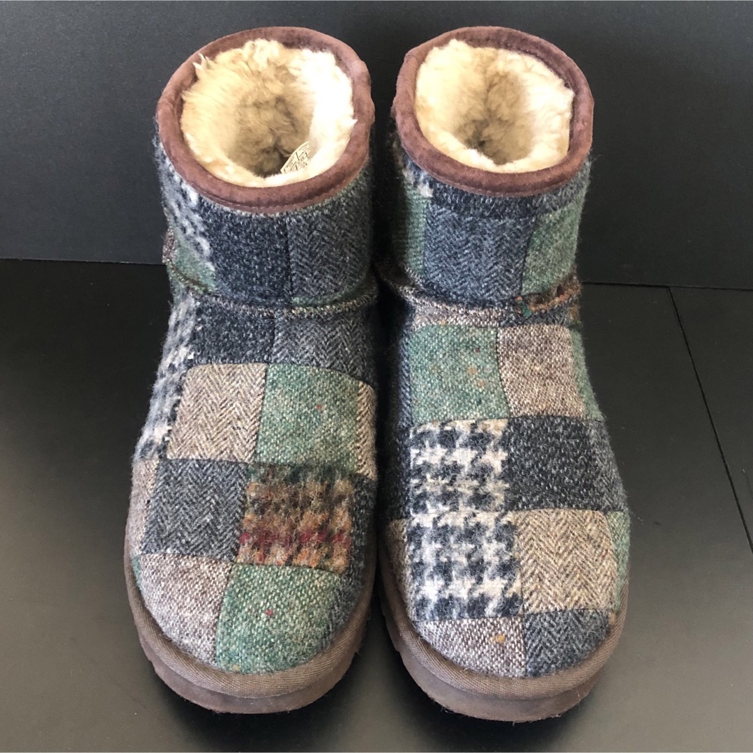 UGG(アグ)の完売 ウールリッチ製 パッチワーク★UGG ムートンブーツ ショート 26cm メンズの靴/シューズ(ブーツ)の商品写真