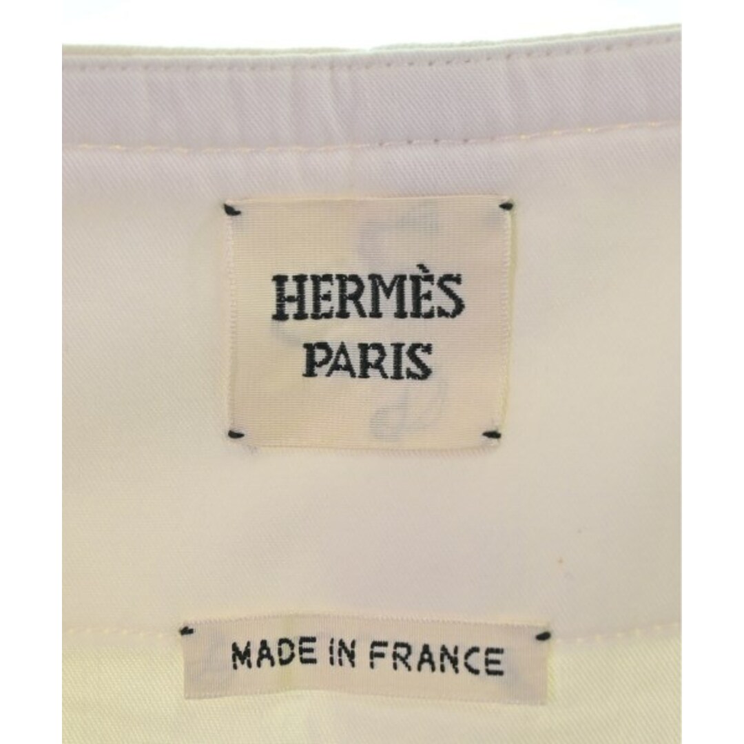 Hermes(エルメス)のHERMES エルメス ひざ丈スカート 36(S位) 白 【古着】【中古】 レディースのスカート(ひざ丈スカート)の商品写真