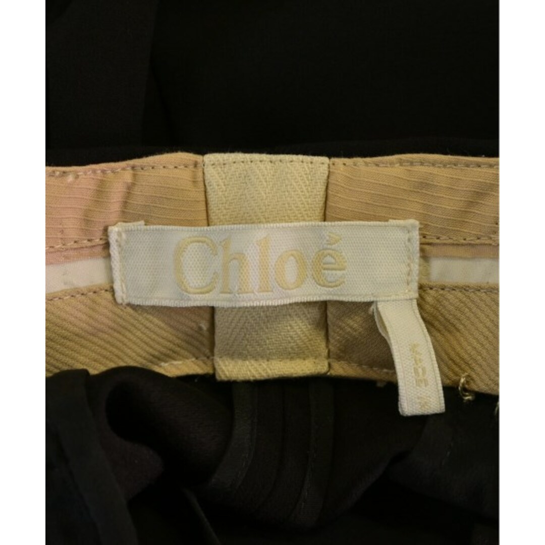 Chloe(クロエ)のChloe クロエ スラックス 34(XXS位) 黒 【古着】【中古】 レディースのパンツ(その他)の商品写真