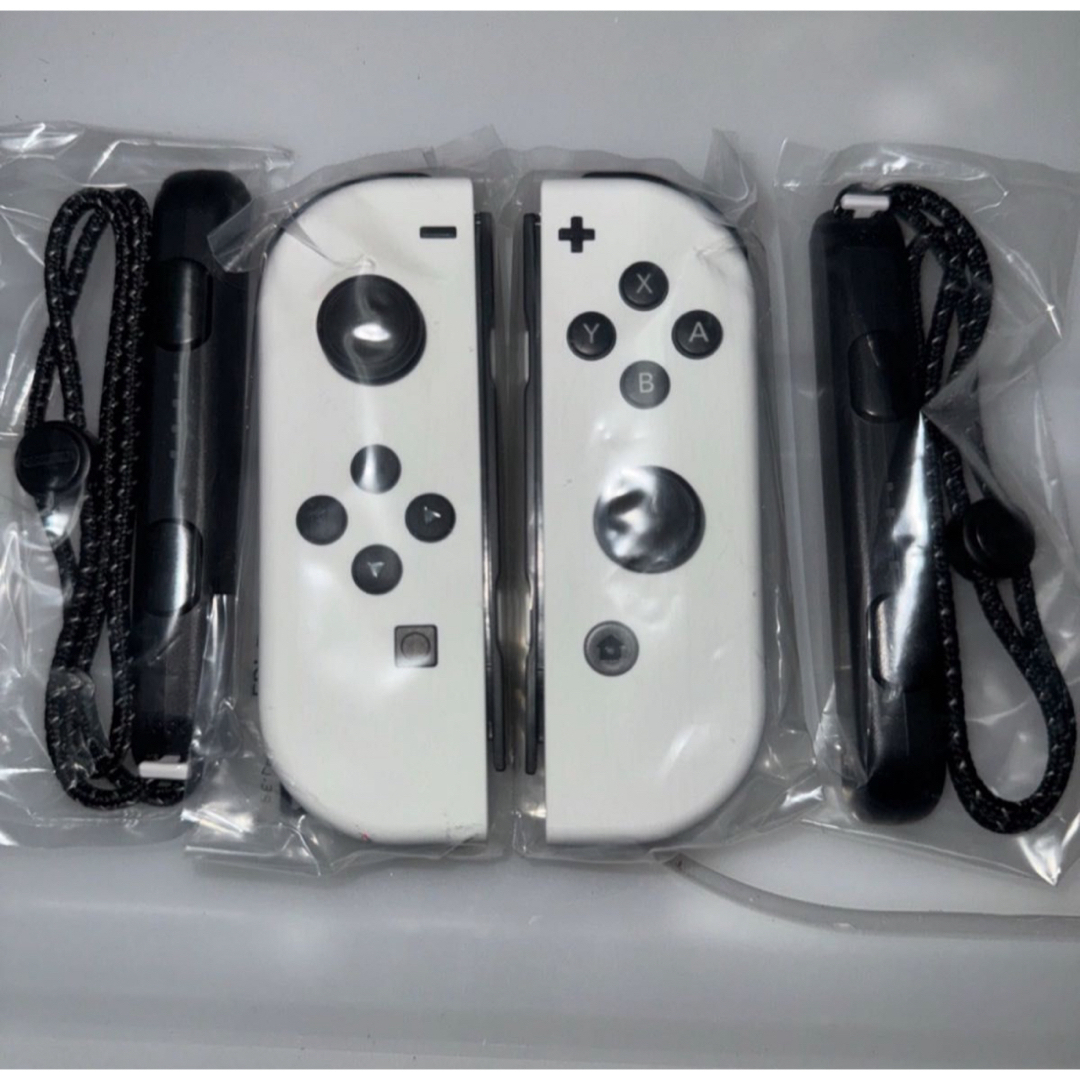 新品未使用 Joy-Con LR ストラップセット ホワイト ジョイコン - 家庭 新品未使用 Joy-Con LR ストラップセット ホワイト ジョイコン - 家庭