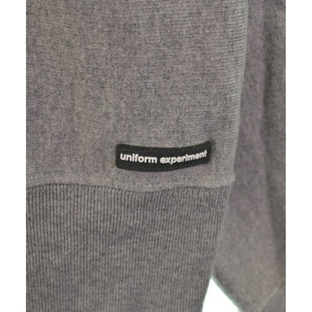 uniform experiment スウェット 1(S位) グレー 【古着】 uniform experiment スウェット 1(S位) グレー 【古着】