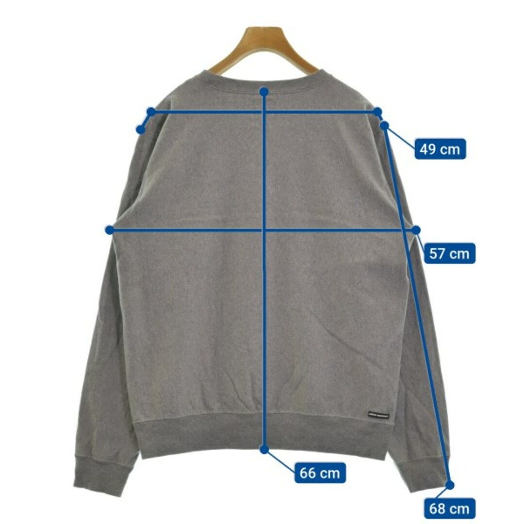 uniform experiment スウェット 1(S位) グレー 【古着】 uniform experiment スウェット 1(S位) グレー 【古着】