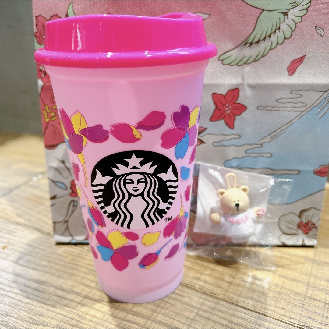 Starbucks Coffee(スターバックスコーヒー)のSAKURA2024 スターバックス　さくら　リユーザブルカップ　ベアリスタ インテリア/住まい/日用品のキッチン/食器(タンブラー)の商品写真