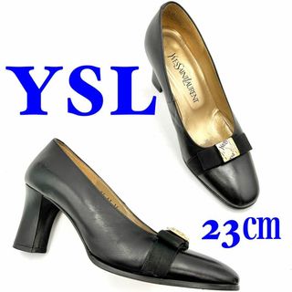 イヴサンローラン(Yves Saint Laurent)のYSL イヴサンローラン パンプス 23㎝ ブラック(ハイヒール/パンプス)