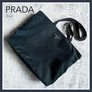 プラダ(PRADA)の【PRADA】プラダ テスートナイロン トートバッグ 三角ロゴ A4収納可能(トートバッグ)