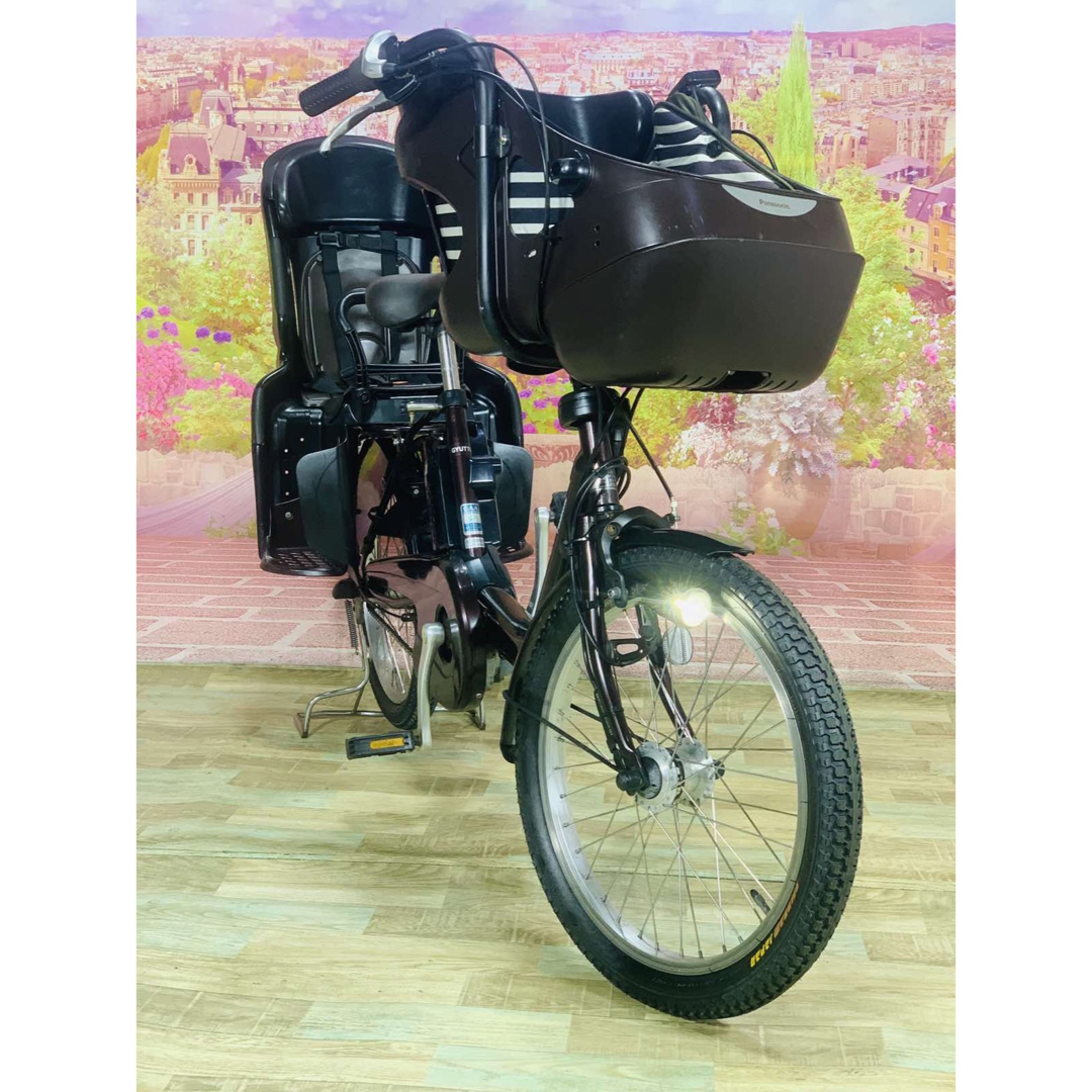 Panasonic(パナソニック)の6024パナソニック3人乗り20インチ子供乗せ電動アシスト自転車 スポーツ/アウトドアの自転車(自転車本体)の商品写真