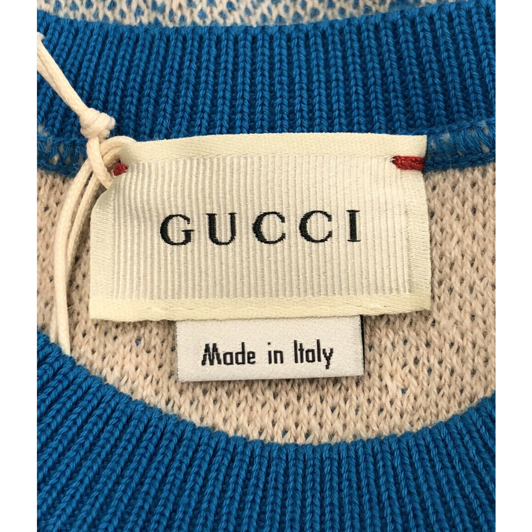 Gucci(グッチ)の美品 グッチ GUCCI 長袖ニット GGロゴ キッズ 6 キッズ/ベビー/マタニティのキッズ服女の子用(90cm~)(ニット)の商品写真