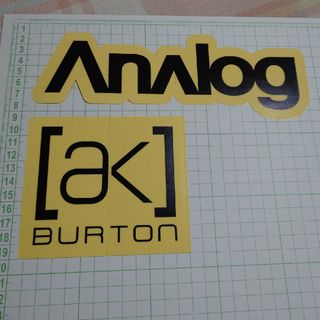 BURTON - Analog　ak ステッカー