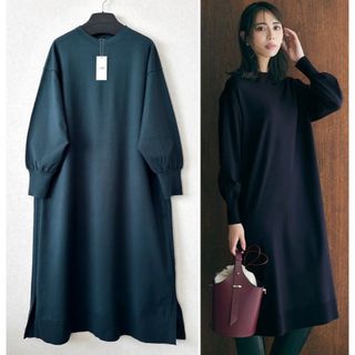 23区 - 美品 23区 バイカラー ウール チェック ワンピース 38 日本製の 23区 - 美品 23区 バイカラー ウール チェック ワンピース 38 日本製の