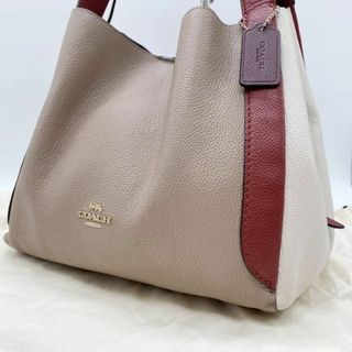 コーチ(COACH)の美品 コーチ ハドリーホーボー28 カラーブロック 水原希子 A4・肩掛け可(ショルダーバッグ)