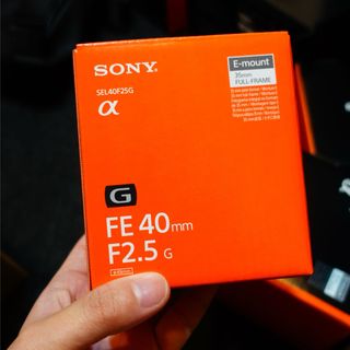 ソニー(SONY)のSEL40F25G SONY純正レンズ FE40mm F2.5G(レンズ(単焦点))