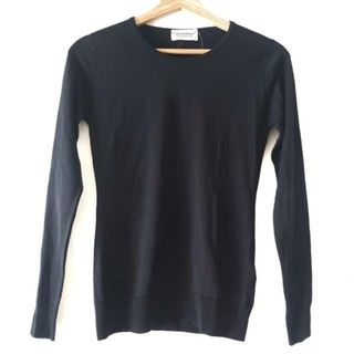 ジョンスメドレー(JOHN SMEDLEY)のJOHN SMEDLEY(ジョンスメドレー) 長袖セーター サイズS レディース美品  - 黒 クルーネック(ニット/セーター)