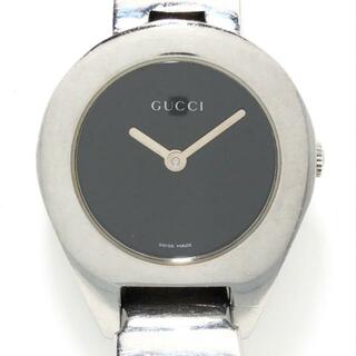 グッチ(Gucci)のGUCCI(グッチ) 腕時計 - 6700L レディース 黒(腕時計)
