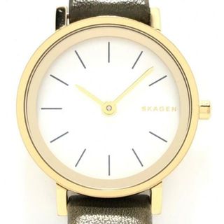 スカーゲン(SKAGEN)のSKAGEN(スカーゲン) 腕時計 - SKW2495 レディース 白(腕時計)