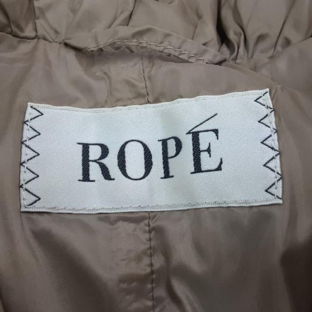 ROPE’(ロペ)のROPE(ロペ) ダウンコート サイズ40 M レディース美品  - ブラウン 長袖/冬 レディースのジャケット/アウター(ダウンコート)の商品写真