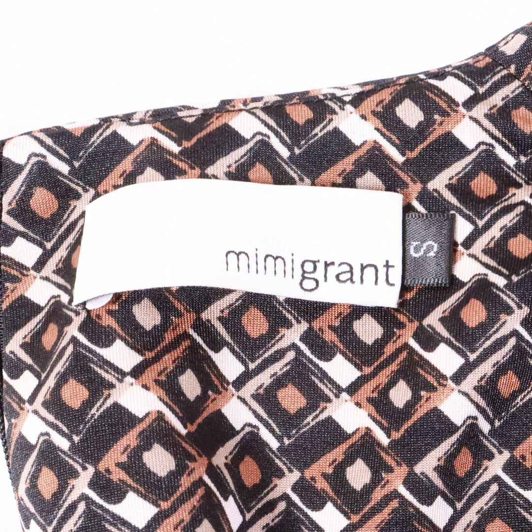 mimigrant　ミミグラント　ワンピース　ブラウン　S レディースのワンピース(ひざ丈ワンピース)の商品写真