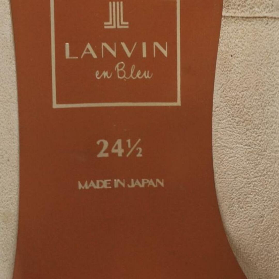 LANVIN en Bleu(ランバンオンブルー)のLANVIN en Bleu(ランバンオンブルー) パンプス 24 1/2 レディース - ベージュ スエード レディースの靴/シューズ(ハイヒール/パンプス)の商品写真