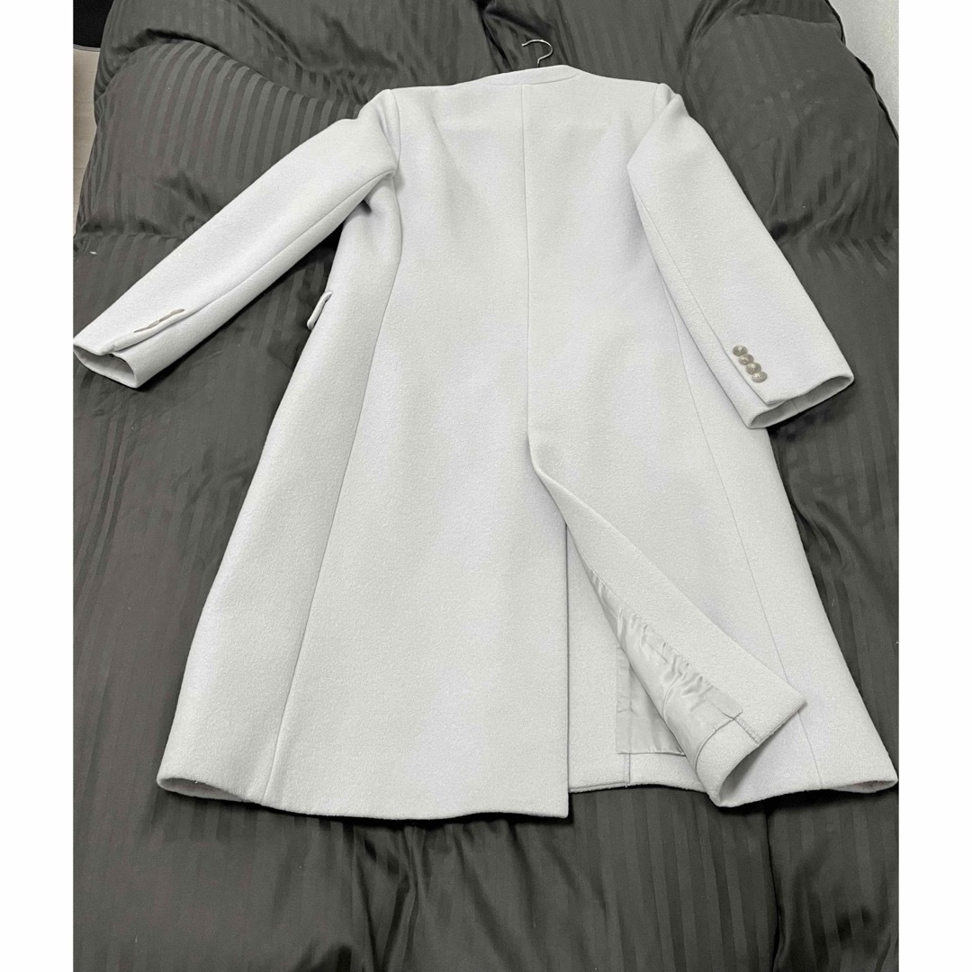 ANAYI(アナイ)のアナイ　ラベンダー　ライトビーバーＶカラーコート レディースのジャケット/アウター(ロングコート)の商品写真
