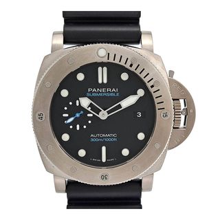 オフィチーネパネライ(OFFICINE PANERAI)のオフィチーネ パネライ ルミノール1950 サブマーシブル PAM01305 自動巻き チタン メンズ OFFICINE PANERAI 【中古】 【時計】(腕時計(アナログ))