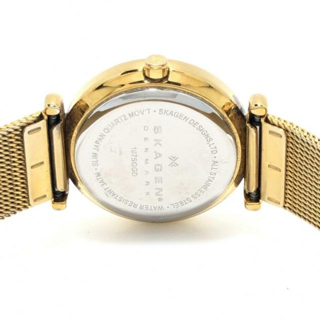 SKAGEN(スカーゲン)のSKAGEN(スカーゲン) 腕時計 - 107SGGD レディース ラインストーン 白 レディースのファッション小物(腕時計)の商品写真