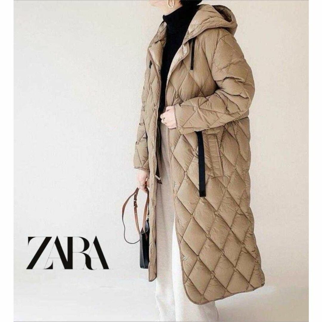 ZARA(ザラ)のZARA キルティングダウンジャケット ザラ 0518/265/704 レディースのジャケット/アウター(ダウンジャケット)の商品写真