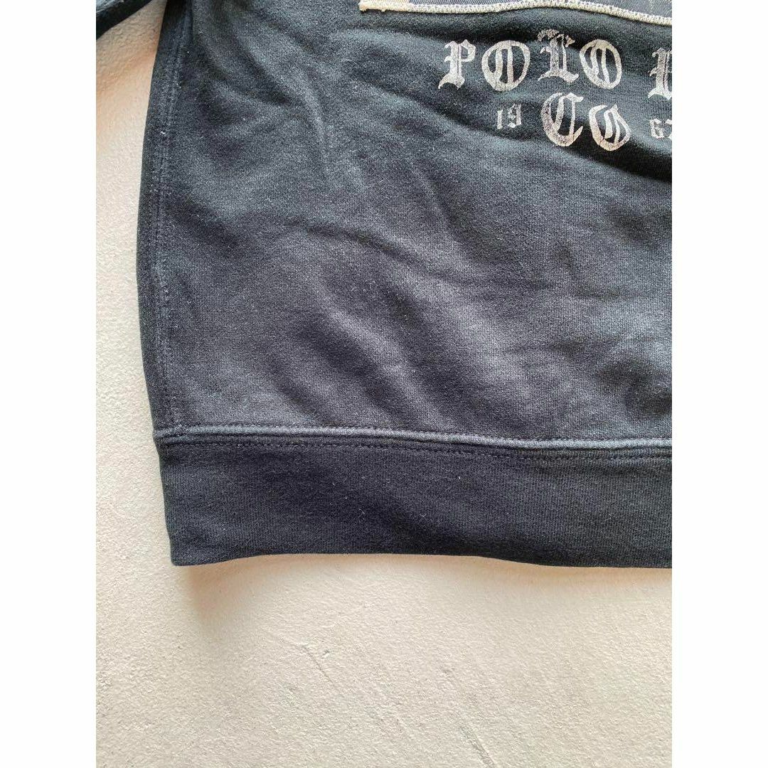 POLO RALPH LAUREN(ポロラルフローレン)のポロラルフローレン ジップアップパーカー ブラック 送料無料 (y86) キッズ/ベビー/マタニティのキッズ服男の子用(90cm~)(Tシャツ/カットソー)の商品写真