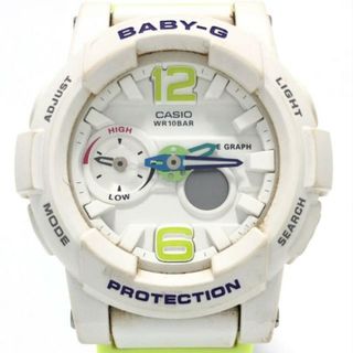 カシオ(CASIO)のCASIO(カシオ) 腕時計 - BGA-180 レディース 白(腕時計)