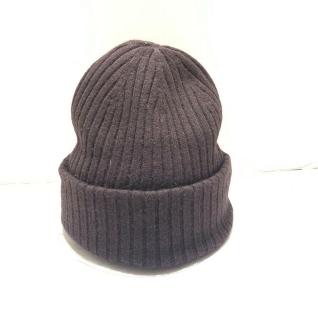 EVERYDAY I LIKE.(エブリデイアイライク) ニット帽 - ダークブラウン ウール レディースの帽子(ニット帽/ビーニー)の商品写真