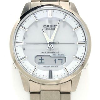 カシオ(CASIO)のCASIO(カシオ) 腕時計 LINEAGE(リニエージ) LCW-M170T/LCW-M170TD-7AJF メンズ タフソーラー 白(その他)