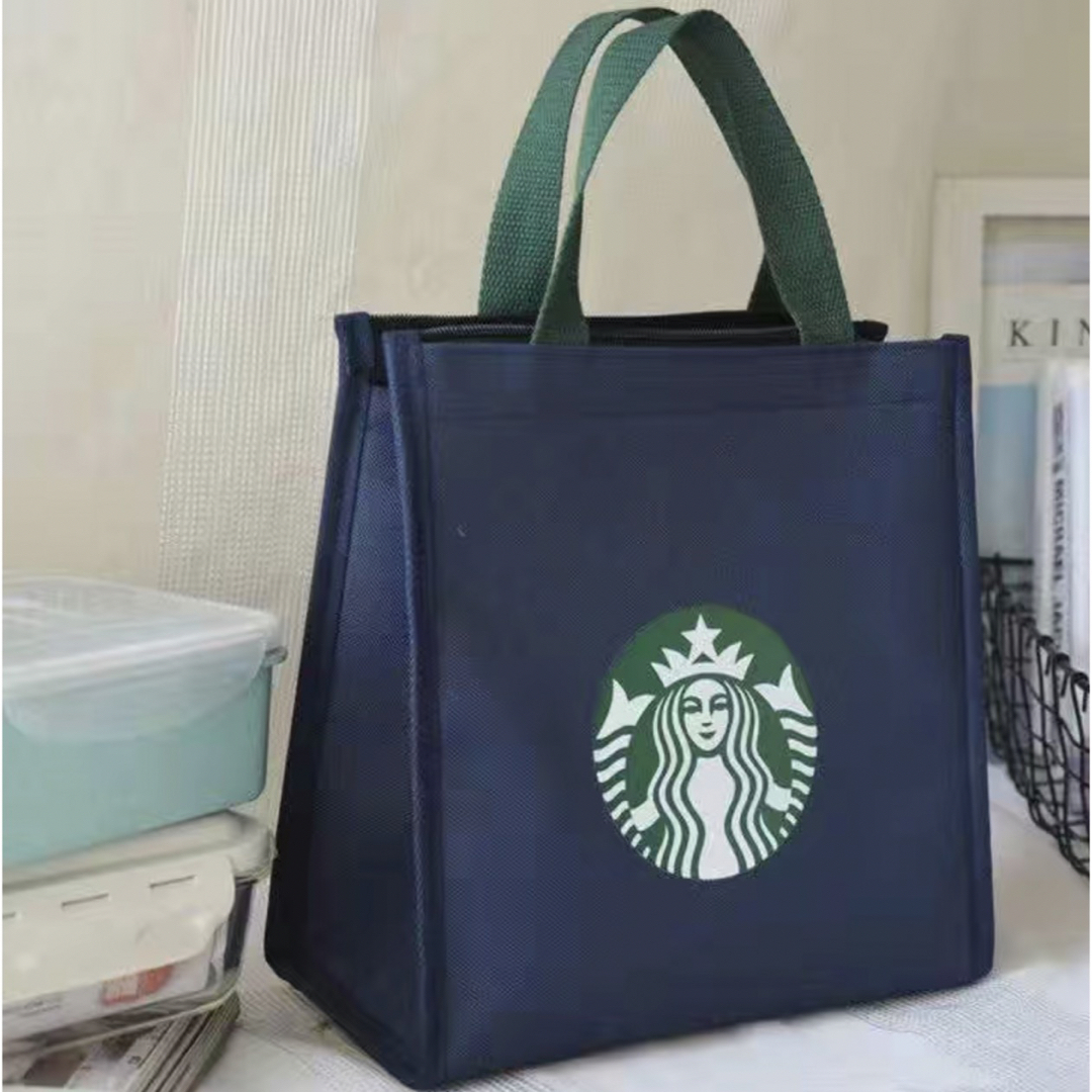 Starbucks(スターバックス)のランチバッグ　お弁当バッグ　保温保冷 インテリア/住まい/日用品の日用品/生活雑貨/旅行(日用品/生活雑貨)の商品写真