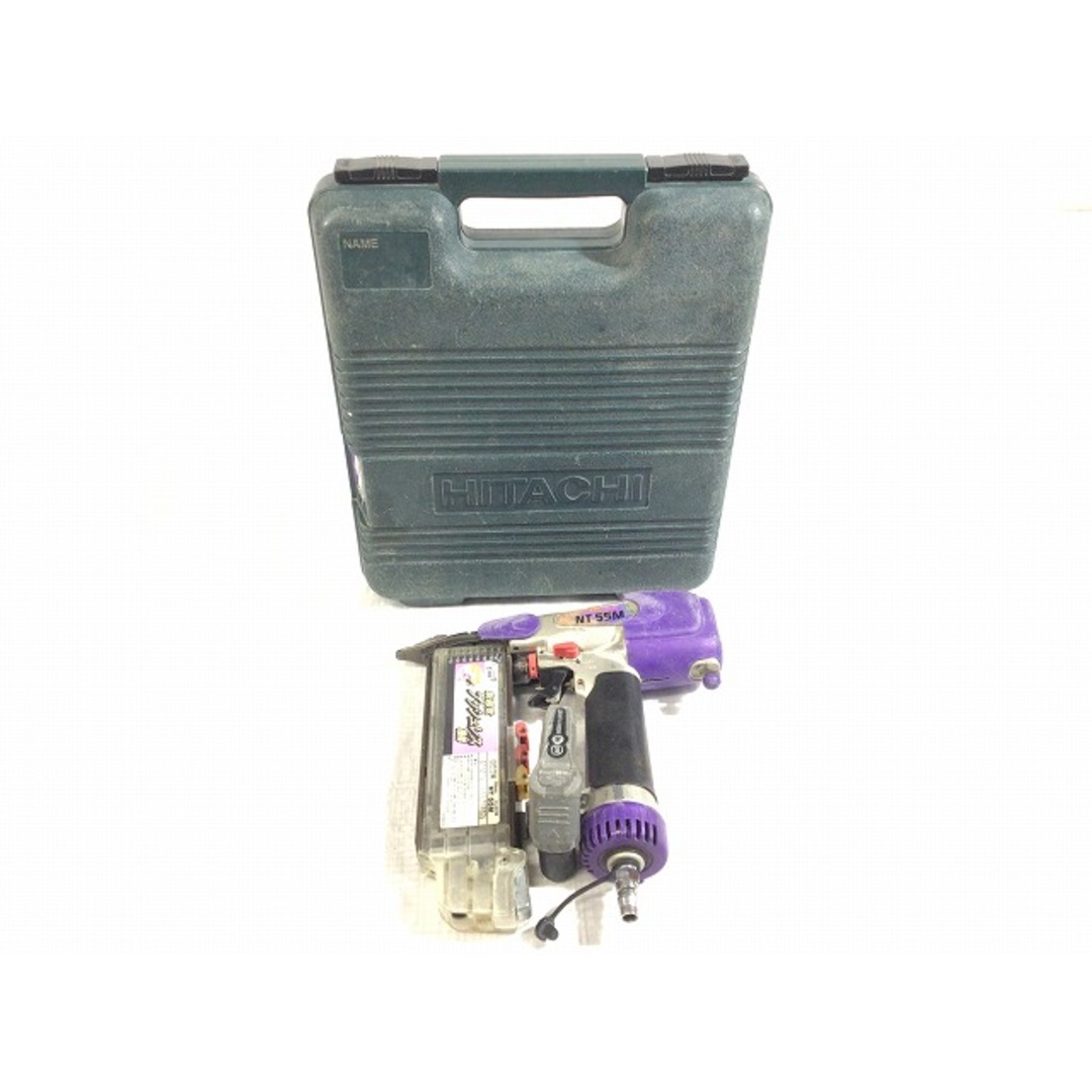 日立 - ☆中古品☆HITACHI 日立工機 55mm 常圧 仕上釘打機 NT55M 日立 - ☆中古品☆HITACHI 日立工機 55mm 常圧 仕上釘打機 NT55M