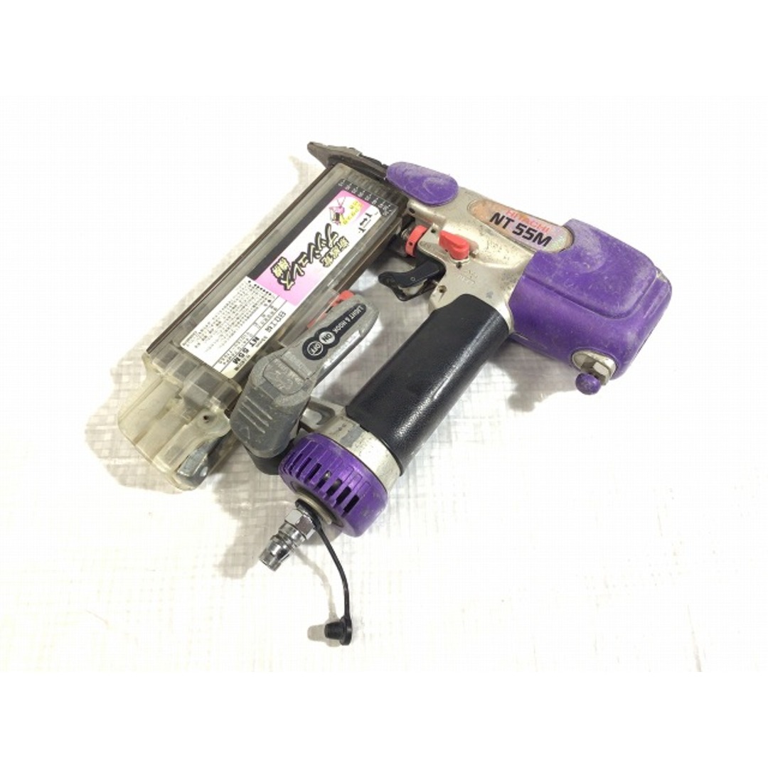 日立 - ☆中古品☆HITACHI 日立工機 55mm 常圧 仕上釘打機 NT55M 日立 - ☆中古品☆HITACHI 日立工機 55mm 常圧 仕上釘打機 NT55M