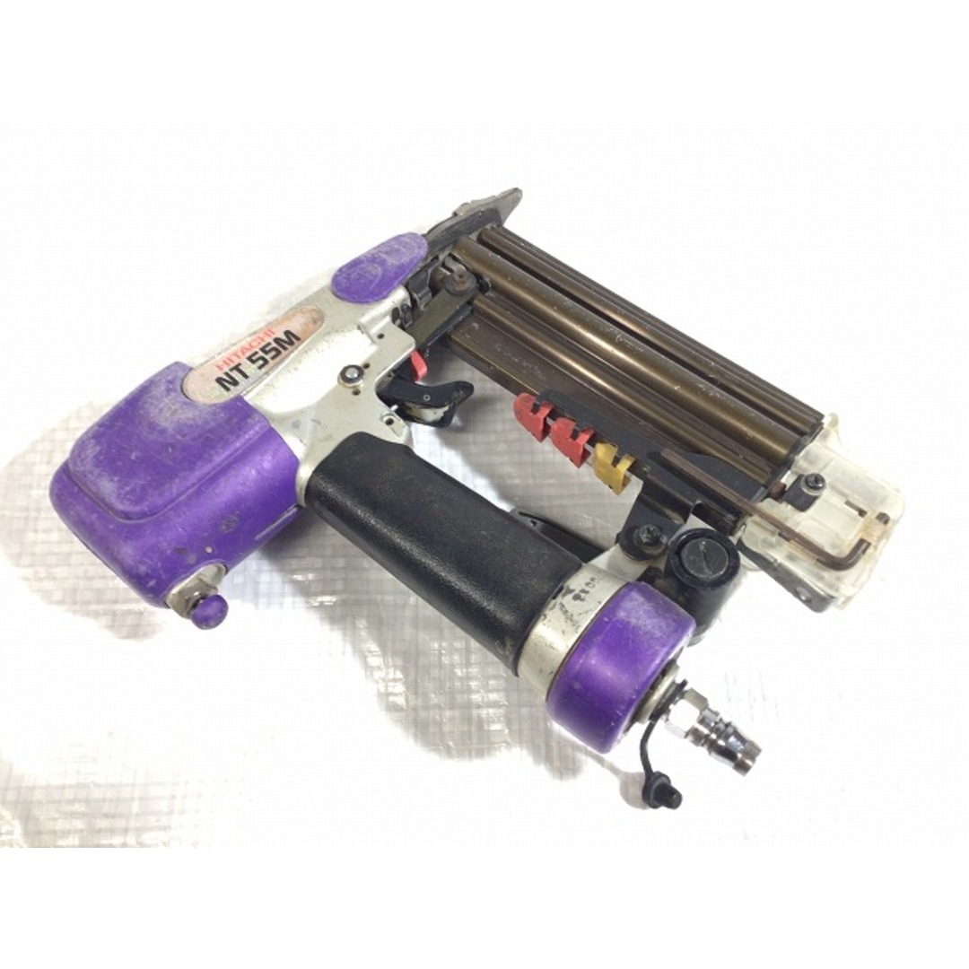 日立 - ☆中古品☆HITACHI 日立工機 55mm 常圧 仕上釘打機 NT55M 日立 - ☆中古品☆HITACHI 日立工機 55mm 常圧 仕上釘打機 NT55M