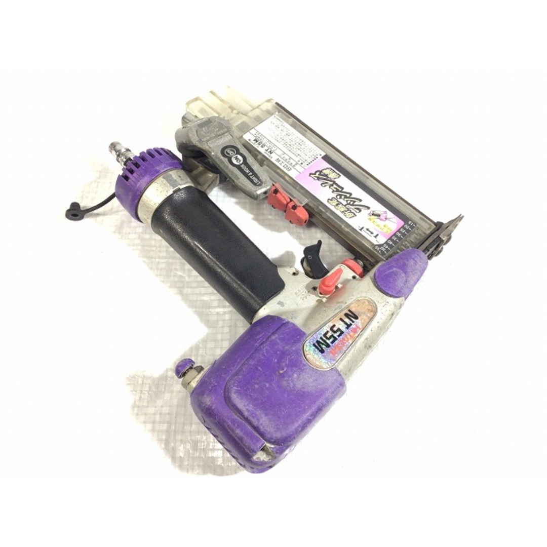 日立 - ☆中古品☆HITACHI 日立工機 55mm 常圧 仕上釘打機 NT55M 日立 - ☆中古品☆HITACHI 日立工機 55mm 常圧 仕上釘打機 NT55M