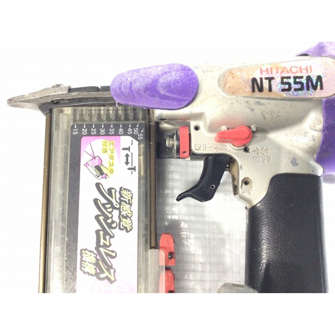 日立 - ☆中古品☆HITACHI 日立工機 55mm 常圧 仕上釘打機 NT55M 日立 - ☆中古品☆HITACHI 日立工機 55mm 常圧 仕上釘打機 NT55M