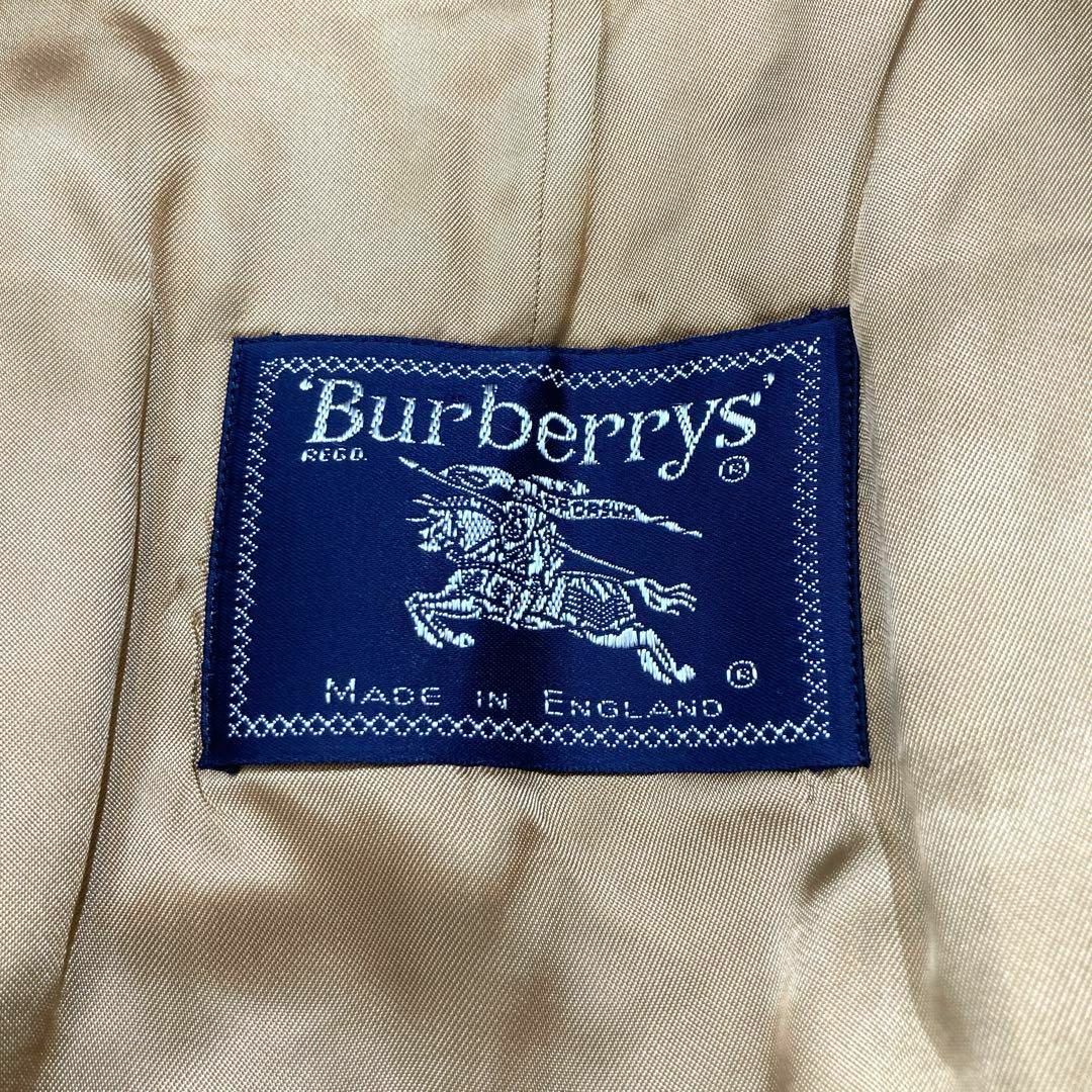 BURBERRY(バーバリー)の【極美品】バーバリー ステンカラーコート 玉虫色 ノバチェック ライナー M相当 メンズのジャケット/アウター(ステンカラーコート)の商品写真