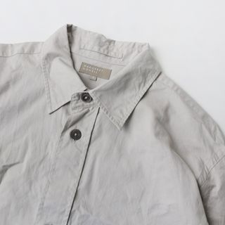 マーガレットハウエル(MARGARET HOWELL)の美品 2022AW マーガレットハウエル MARGARET HOWELL BRUSHED COTTON TWILL シャツ S/グレー コットン メンズ【2400013734400】(シャツ)