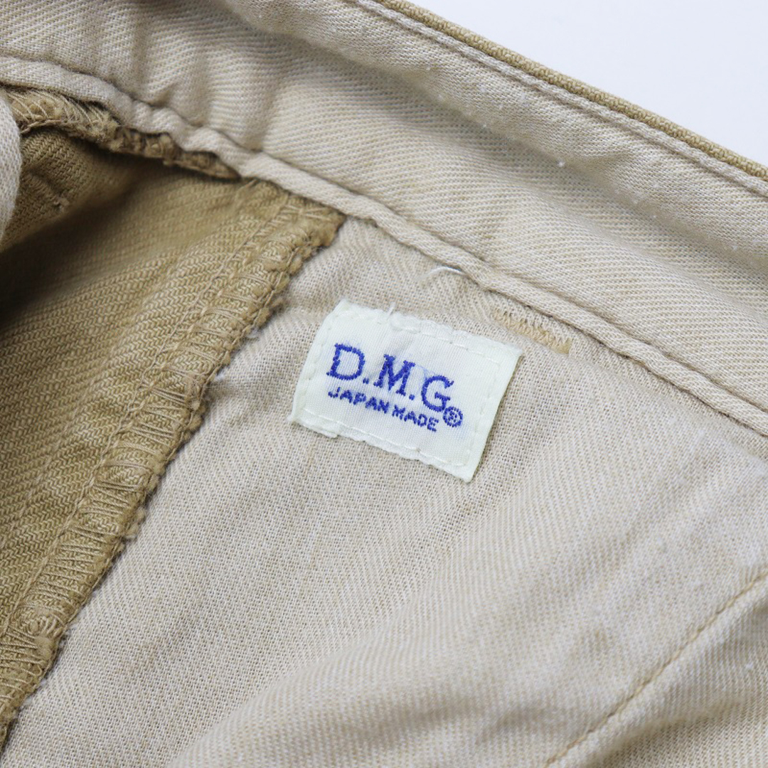 D.M.G.(ドミンゴ)のドミンゴ D.M.G. 13-713T コットンテーパードパンツ SS/ライトブラウン ボトムス ロング 綿 シンチバック【2400013732161】 レディースのパンツ(カジュアルパンツ)の商品写真