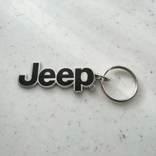 ジープ(Jeep)のJEEP  純正　ロゴ　キーホルダー(車外アクセサリ)